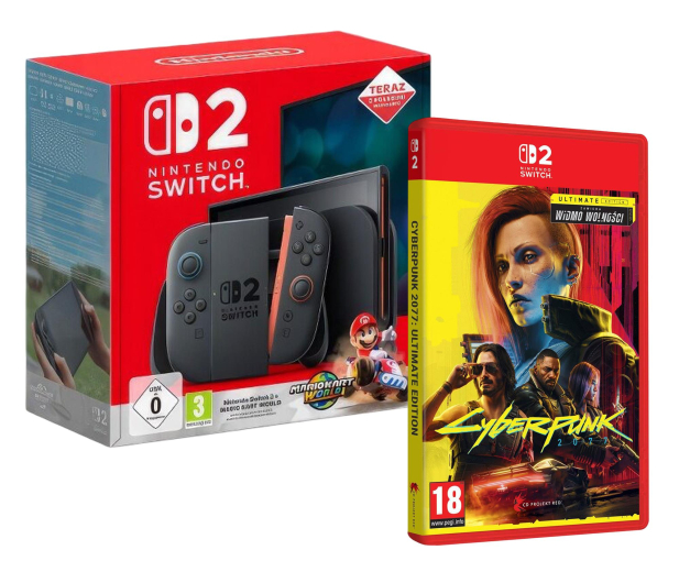 Nintendo Switch 2 + Mario Kart World + Cyberpunk 2077: Ultimate - 1351846 - zdjęcie